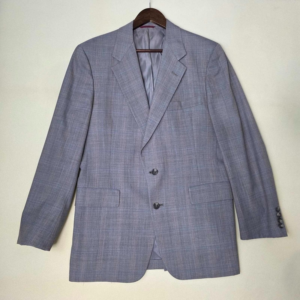 Hart Schaffner Marx Blazer Men's 40L Gray Two Button Sport Classic‎ Coat USA